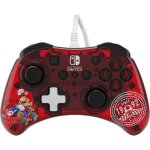 Manette de jeu - pdp - rock candy mario kart - filaire - color et transparent - compatible nintendo ...