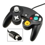 Manette de jeu - stra�e game - gamecube / wii - filaire - noir - vibration