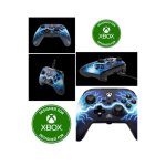 Manette de jeu - microsoft - arc lightning edition - filaire 3m - compatible xbox series x / pc - turbo ...