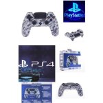 Manette de jeu - playstation - ps4 camouflage blanc - sans fil - prise jack 35 mm - vibration double