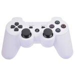 Manette de jeu - ps3 - sans fil bluetooth - blanc - ergonomique - vibration int�gr�e