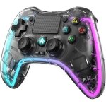 Manette de jeu sans fil joystick lumineux poignée de jeu bluetooth pour android pc ios switch ps4 Manette de jeu sans fil joystick lumineux poignée de jeu bluetooth pour android pc ios switch ps4