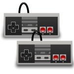 Manette de jeu - twitfish - nintendo nes classic mini 2016 - pack de 2 - filaire - c�ble 1. 8m
