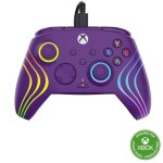 Manette de jeu - xbox series xs xbox one et pc - afterglow wave - rgb - filaire - violet - turtle beach ...