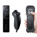 Manette de jeu - nintendo - motion plus - sans fil - noir - inclus nunshuck et housse Manette de jeu - nintendo - motion plus - sans fil - noir - inclus nunshuck et housse