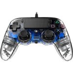 Manette filaire compact controller nacon transparente bleue pour ps4 compatible pc Manette filaire compact controller nacon transparente bleue pour ps4 compatible pc