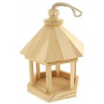 Mangeoir � oiseau - megacrea diy - � 15 cm - bois - ext�rieur