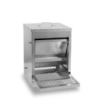 Mangeoire poule anti - gaspillage 5kg gris