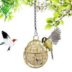 Mangeoire � oiseaux - surenhap - petite boule de graisse - fer forg� - l�g�re - ext�rieure