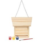 Mangeoire � personnaliser - bois - oiseau sauvage - 1760 cm de hauteur