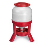 Mangeoire  trmie poule plastique avec pieds 30l - gaun