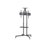 Chariot tv - manhattan - universel - noir - taille d�cran 37 - 70 - multim�dia