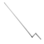 Manivelle complete �13 lg1000 (blanc ral9016)