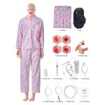 Mannequin de soins infirmiers homme femme - vevor - mannequin de soins aux patients 175 cm mannequin ...
