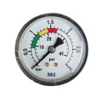 Manom�tre pour filtre piscine fixation arri�re raccord arri�r� filetage 1 / 8 pouce - jardiboutique