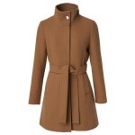 Manteau basic wool coat - salsa