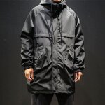 Manteau - caban - automne hiver - homme - mi - long - coupe - vent - sportif