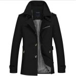 Manteau caban homme en laine - funmoon - epais chaud - gilet dtachable