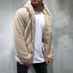 Manteau - caban - pardessus cardigan solide couleur automne hiver hommes casual blouse polaires hauts ...