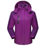 Manteau caban pardessus funmoon pour femme - hiver casual long coton rembourr velours paissi - violet ...
