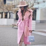 Manteau caban pardessus hiver chaud femmes collier paissi col woollen - funmoon