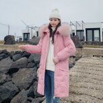 Manteau caban pardessus hiver femme funmoon - manches longues poche  fermeture clair et capuche