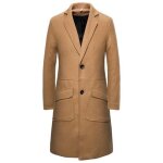 Manteau - caban - trench automne homme - long - couleur beige - mode casual