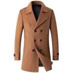 Manteau - caban - trench automne homme - long - couleur marron - mode casual