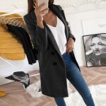 Manteau cardigan hiver femme - cara - le noir Manteau cardigan hiver femme - cara - le noir