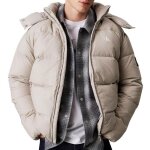 Manteau dhiver calvin klein essentials hooded down puffer hommes