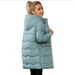 Manteau dhiver pour femme vitata - col et braguette zippée - coupe ample et capuche - couleur unie - ... Manteau dhiver pour femme vitata - col et braguette zippée - coupe ample et capuche - couleur unie - ...