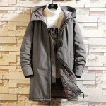 Manteau dhiver - mode décontractée - gris - grande taille - fermeture Éclair - homme Manteau dhiver - mode décontractée - gris - grande taille - fermeture Éclair - homme