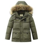 Manteau en duvet - enfant - n25206 - chaud - capuche - mixte