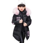 Manteau enfant fille Épaisse long hiver - funmoon - noir - homme Manteau enfant fille Épaisse long hiver - funmoon - noir - homme