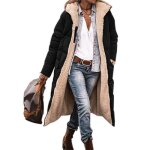 Manteau femmemanteau femme hiver automne  capuchemanteau femme hiver chic long avce doublure polaire ...