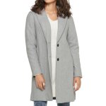 Manteau femme - only - carrie - gris - mi - long - sans doublure