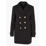 Manteau femme - school rag - double boutonnage - col tailleur - coupe droite - noir