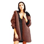 Manteau femme � texture eff s