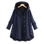 Manteau femme tricoté chic avant ouvert - bleu - manteau femme avec poche couleur unie fermeture boutonnée ... Manteau femme tricoté chic avant ouvert - bleu - manteau femme avec poche couleur unie fermeture boutonnée ...