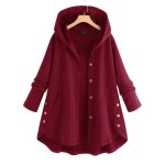 Manteau femme tricot� chic avant ouvert rouge - marque - mod�le - manches longues - poches