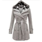 Manteau femme - xh466 - hiver - grande taille - gris Manteau femme - xh466 - hiver - grande taille - gris
