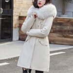 Manteau funmoon - caban - pardessus femmes casual pais  manches longues - veste dhiver en coton