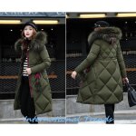 Manteau hiver femme - marque - modle - capuche - mince - garder au chaud