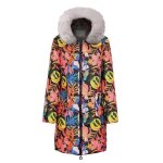 Manteau dhiver pour femmes - funmoon - imprimé en coton long et matelassé avec capuche et duvet - blanc ... Manteau dhiver pour femmes - funmoon - imprimé en coton long et matelassé avec capuche et duvet - blanc ...