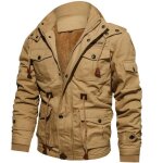 Manteau de hiver homme en coton À capuche chaud doublee polaire veste homme hiver fashion Manteau de hiver homme en coton À capuche chaud doublee polaire veste homme hiver fashion