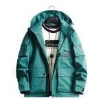 Manteau homme capuche printemps et automne casual veste zippée mi - saison couleur unie confortable - ... Manteau homme capuche printemps et automne casual veste zippée mi - saison couleur unie confortable - ...