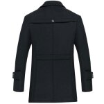 Manteau hommes hiver court trench coat en laine chaud veste slim epais pardessus parka coupe vent jacket ... Manteau hommes hiver court trench coat en laine chaud veste slim epais pardessus parka coupe vent jacket ...