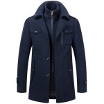 Manteau homme en laine chaud court epais slim fit business hiver trench - coat avec un col accessoire ... Manteau homme en laine chaud court epais slim fit business hiver trench - coat avec un col accessoire ...