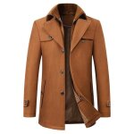 Manteau homme en laine chaud mi - long hiver trench parka pardessus business Élégant duffle - coats coup ... Manteau homme en laine chaud mi - long hiver trench parka pardessus business Élégant duffle - coats coup ...