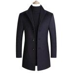 Manteau - homme - mi - long - laine et polyester - pais et chaud - idal hiver